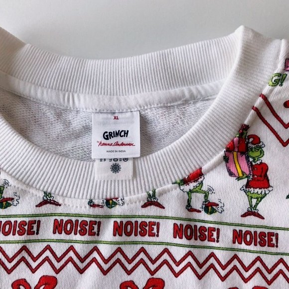 NEW Hanna Andersson Adult Unisex Dr. Seuss Grinch Holiday Sweatshirt XL - Picture 5 of 10